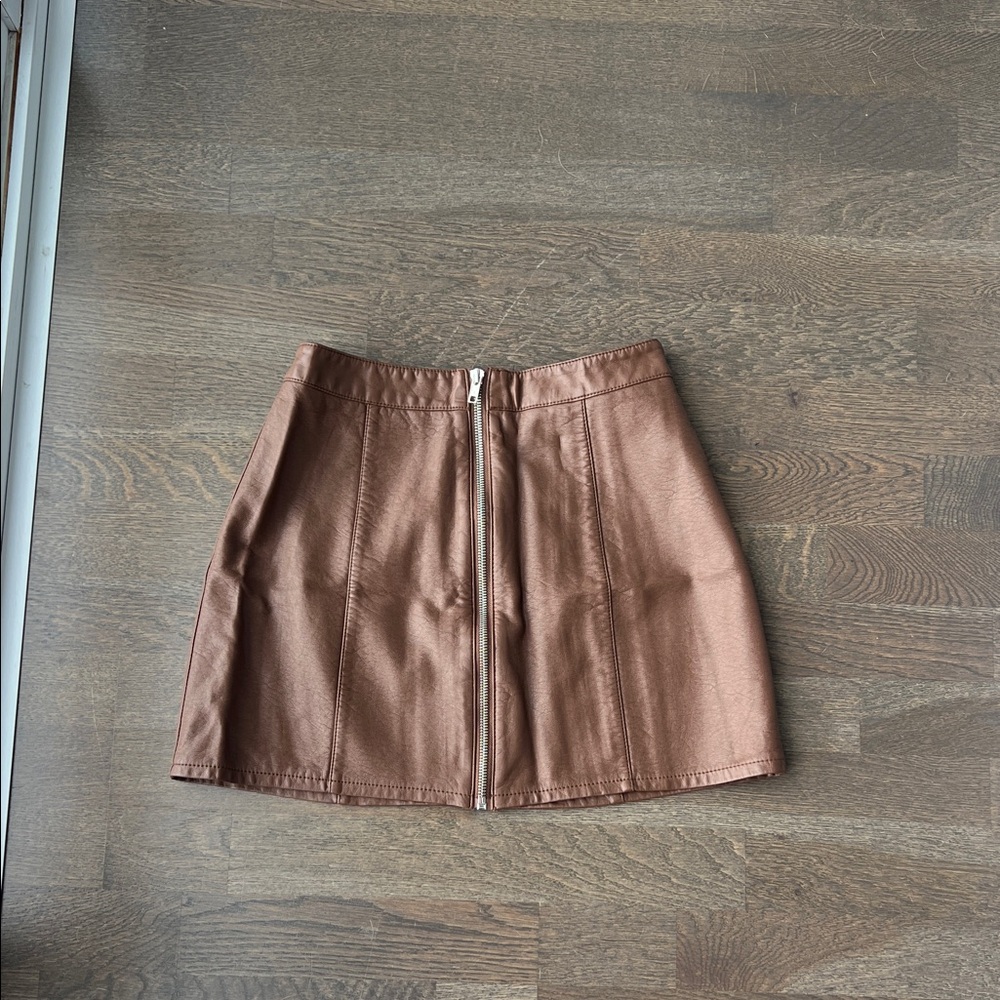 Forever 21 Copper Mini Skirt